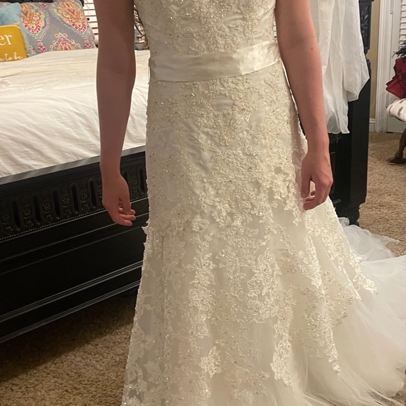 Strapless Beaded Wedding or Debutante Dress - Picture 10 of 11